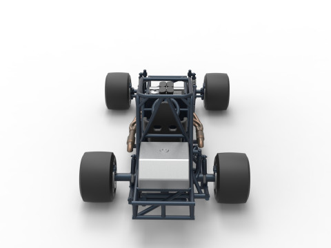 Vintage Asphalt Modified stock car Base V3 Scale 1 to 25 Modèles 3D en vedette