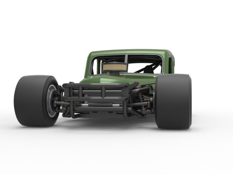 Vintage Asphalt Modified stock car V7 Scale 1 to 25 3Dプリントモデル