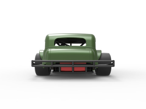 Vintage Asphalt Modified stock car V7 Scale 1 to 25 3Dプリントモデル