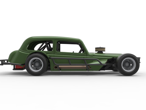 Vintage Asphalt Modified stock car V7 Scale 1 to 25 3Dプリントモデル