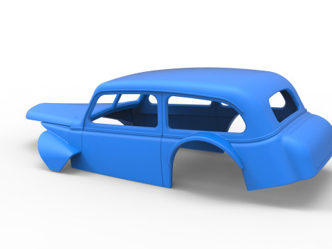 Shell of Vintage Asphalt Modified stock car V5 Scale 1 to 25 Modello di stampa 3D