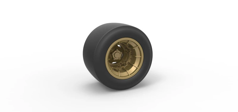 Wheel from Asphalt Modified stock car Version 4 Scale 1 to 25 3D Print Model .c4d .max .obj .3ds .fbx .stl .blend 