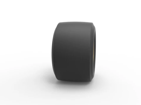 Wheel from Asphalt Modified stock car Version 4 Scale 1 to 25 3D Print Model