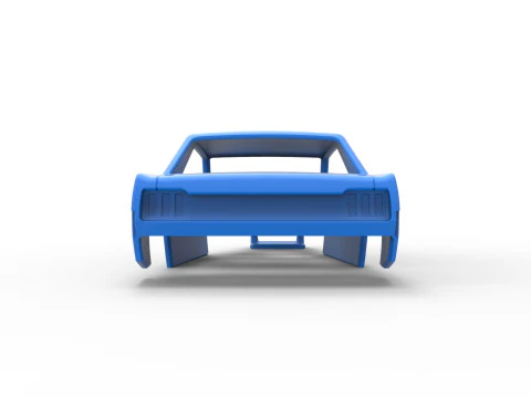 老式沥青改装库存车 V6 比例 1 至 25 的外壳 3D 打印模型