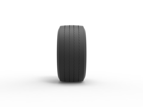 Wheel from Asphalt Modified stock car Version 5 Scale 1 to 25 3Dプリントモデル
