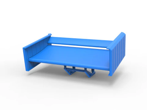 Ala dell'auto da corsa con motore anteriore supermodificata V3 Scala da 1 a 25 Modello di stampa 3D