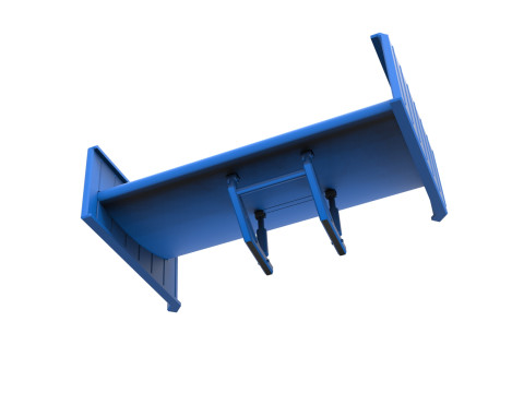Wing of Supermodified front engine race car V3 Scale 1 to 25 3D 프린트 모델