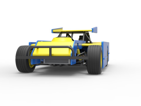 Figure 8 Modified stock car Scale 1 to 25 3D printmodel