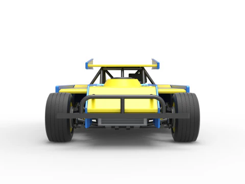 Figure 8 Modified stock car Scale 1 to 25 3D Print Model