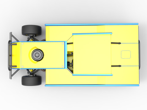 Figure 8 Modified stock car Scale 1 to 25 3D printmodel