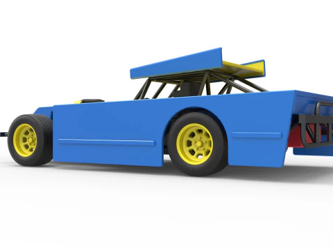 Figure 8 Modified stock car Scale 1 to 25 3D Print Model