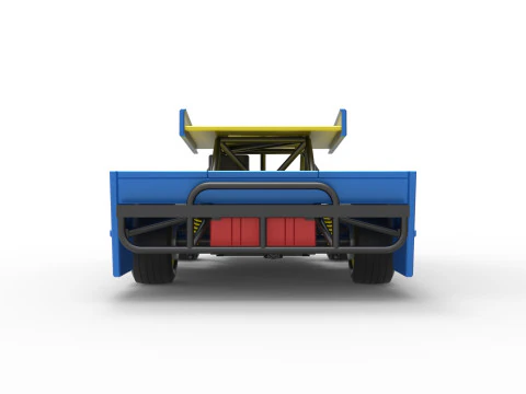 Figure 8 Modified stock car Scale 1 to 25 3D Print Model