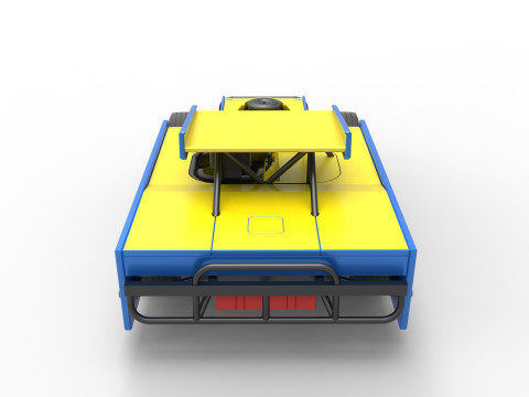 Figure 8 Modified stock car Scale 1 to 25 3D printmodel