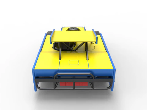 Figure 8 Modified stock car Scale 1 to 25 3D Print Model