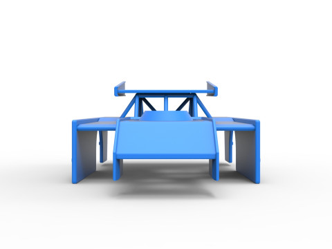 Shell of Figure 8 Modified stock car Scale 1 to 25 Model do druku 3D