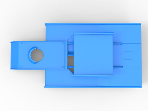 Shell of Figure 8 Modified stock car Scale 1 to 25 Model do druku 3D