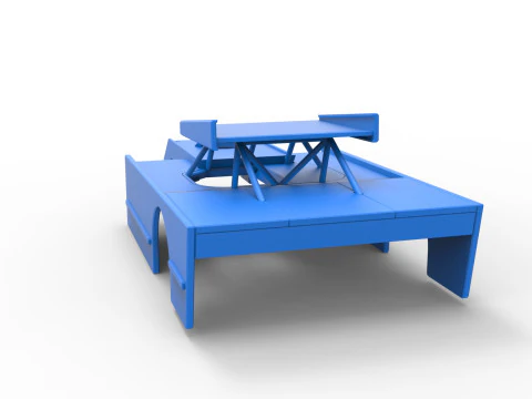 Shell of Figure 8 Modified stock car Scale 1 to 25 3D Print Model