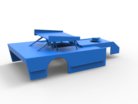 Shell of Figure 8 Modified stock car Scale 1 to 25 Model do druku 3D