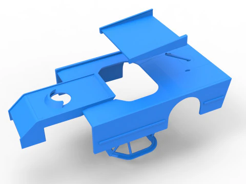 Shell of Figure 8 Modified stock car Scale 1 to 25 3D Print Model