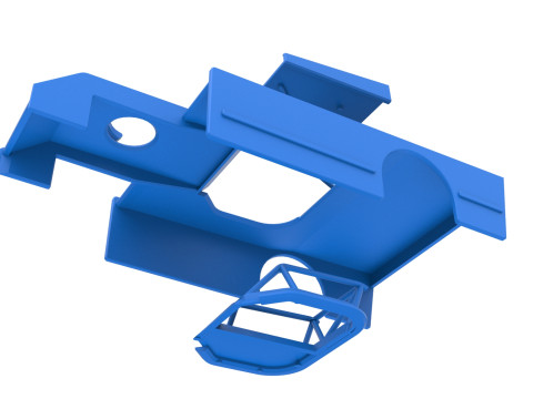 Shell of Figure 8 Modified stock car Scale 1 to 25 Model do druku 3D