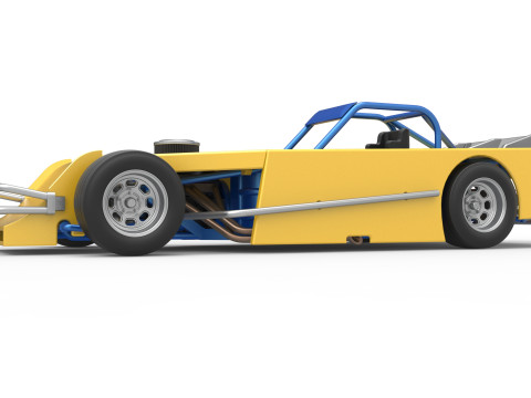 Asphalt Modified stock car Version 5 Scale 1 to 25 3D 프린트 모델