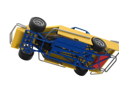 Asphalt Modified stock car Version 5 Scale 1 to 25 3D 프린트 모델