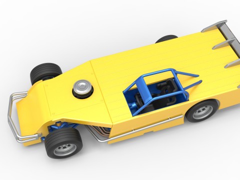 Asphalt Modified stock car Version 5 Scale 1 to 25 3D 프린트 모델