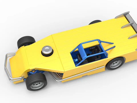 Asphalt Modified stock car Version 5 Scale 1 to 25 3D Print Model