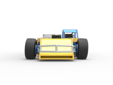 Asphalt Modified stock car Version 5 Scale 1 to 25 3D 프린트 모델