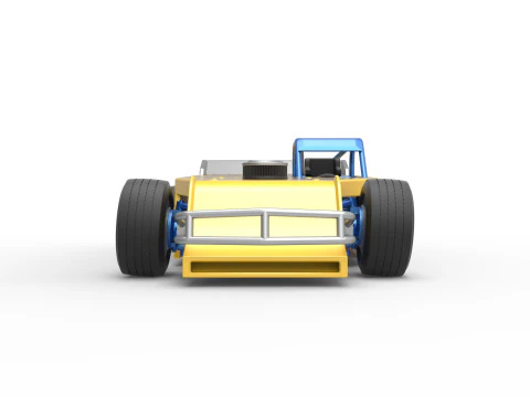 Asphalt Modified stock car Version 5 Scale 1 to 25 3D Print Model