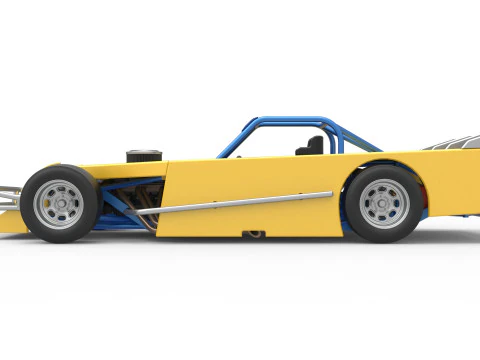 Asphalt Modified stock car Version 5 Scale 1 to 25 3D Print Model