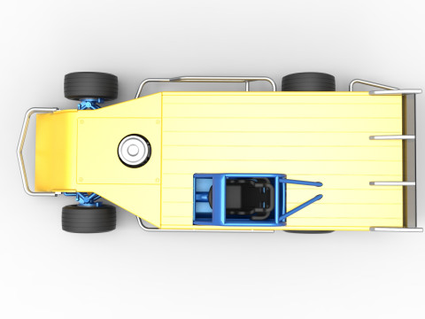 Asphalt Modified stock car Version 5 Scale 1 to 25 3D 프린트 모델