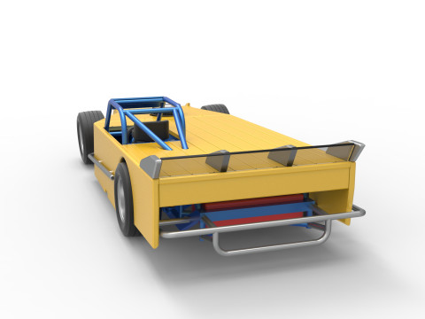 Asphalt Modified stock car Version 5 Scale 1 to 25 3D 프린트 모델