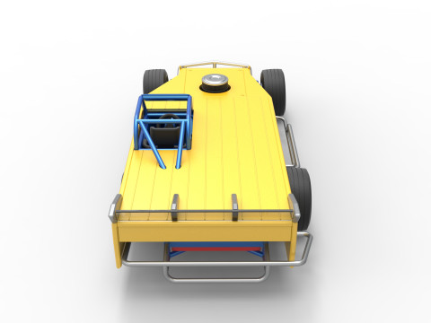 Asphalt Modified stock car Version 5 Scale 1 to 25 3D 프린트 모델