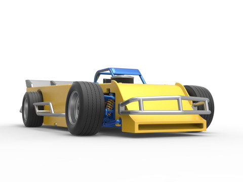 Asphalt Modified stock car Version 5 Scale 1 to 25 3D 프린트 모델
