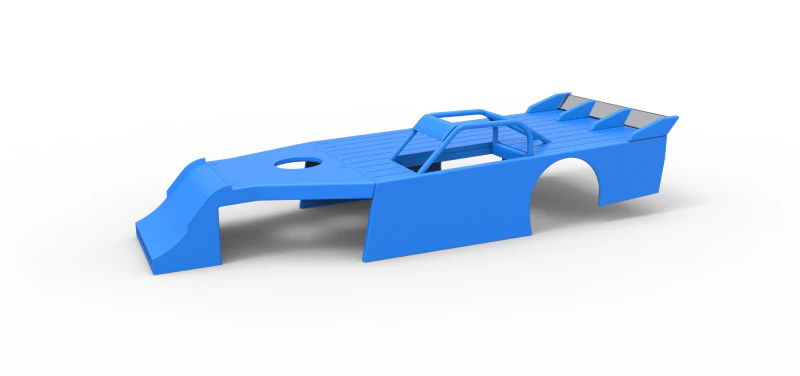 Shell of Asphalt Modified stock car V4 Scale 1 to 25 3D Print Model .c4d .max .obj .3ds .fbx .stl .blend 