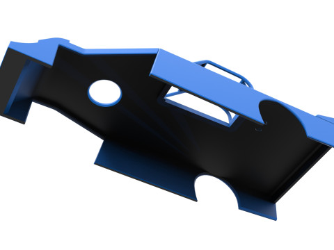 Shell of Asphalt Modified stock car V4 Scale 1 to 25 3D printmodel