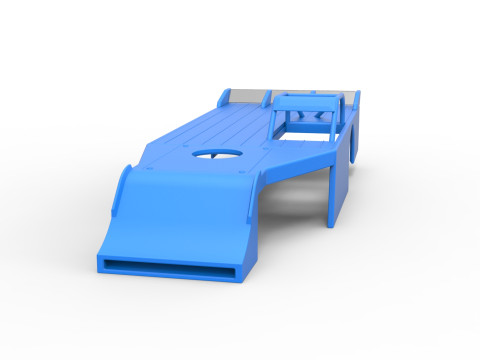 Shell of Asphalt Modified stock car V4 Scale 1 to 25 3D printmodel
