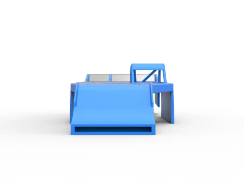 Shell of Asphalt Modified stock car V4 Scale 1 to 25 3D Print Model
