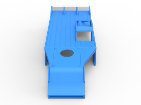 Shell of Asphalt Modified stock car V4 Scale 1 to 25 3D printmodel