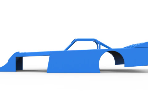 Shell of Asphalt Modified stock car V4 Scale 1 to 25 3D Print Model
