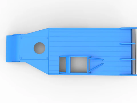Shell of Asphalt Modified stock car V4 Scale 1 to 25 3D Print Model