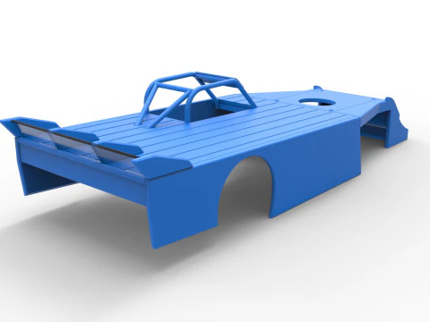 Shell of Asphalt Modified stock car V4 Scale 1 to 25 3D Print Model