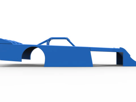 Shell of Asphalt Modified stock car V4 Scale 1 to 25 3D Print Model