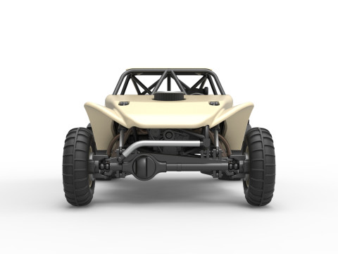 Sand dragster 4x4 Scale 1 to 25 3D Baskı Modeli