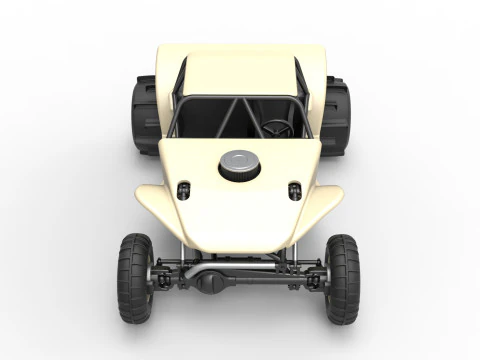 Sand dragster 4x4 Scale 1 to 25 3D Print Model