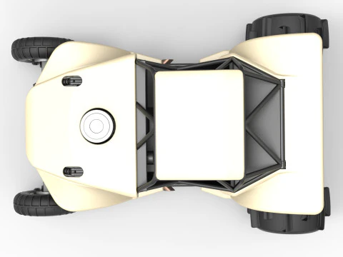 Sand dragster 4x4 Scale 1 to 25 3D Print Model