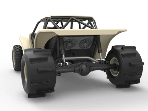 Sand dragster 4x4 Scale 1 to 25 3D Print Model