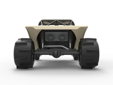 Sand dragster 4x4 Scale 1 to 25 3D Print Model