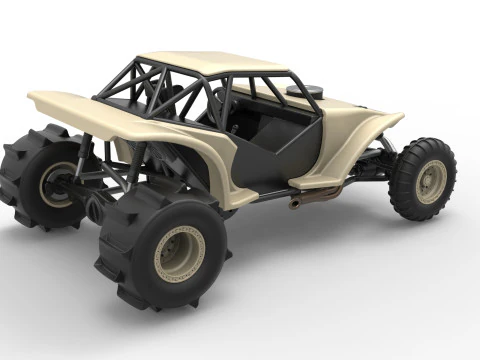 Sand dragster 4x4 Scale 1 to 25 3D Print Model